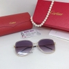 Kính Mát Nữ Hiệu Cartier Màu Xám Xanh Nhẹ Gọng Kim Loại Cao Cấp Mã B80-213 Full Box