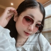 Kính Mát Nữ Hiệu Cartier Cao Cấp Màu Nâu Gọng Kim Loại B80-227
