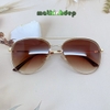 Kính râm nữ - Kính Cartier nữ màu nâu cao cấp chống nắng kèm hộp B80-227