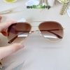 Kính râm nữ - Kính Cartier nữ màu nâu cao cấp chống nắng kèm hộp B80-227