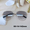 Kính Mát Nữ Hiệu Cartier Cao Cấp Màu Xám Xanh Nhẹ Gọng Kim Loại B80-227