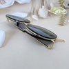 Kính Mát Nữ Hiệu Cartier Màu Đen Len Bầu Gọng Kim Loại Cao Cấp Full Box