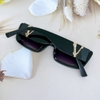 Kính mát nữ màu đen, kính Versace nữ gọng chữ V thời trang cao cấp kèm hộp xịn, 4382