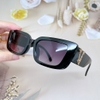 Kính mát nữ màu đen, kính Versace nữ gọng chữ V thời trang cao cấp kèm hộp xịn, 4382
