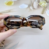 Kính râm nữ màu nâu havana, kính Versace nữ màu nâu chống nắng cao cấp, mã 4361