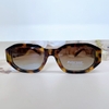 Kính râm nữ màu nâu havana, kính Versace nữ màu nâu chống nắng cao cấp, mã 4361
