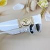 Kính râm nữ màu trắng tráng gương bạc, kính Versace nữ tráng gương chống nắng cao cấp, mã 4361