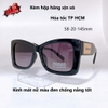 Kính râm nữ màu đen, kính Versace nữ màu đen chống nắng kèm hộp hãng, mã X6052P