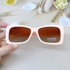 Kính râm nữ màu hồng, kính Versace nữ hồng tròng nâu chống nắng kèm hộp hãng, mã X6052P
