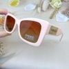 Kính râm nữ màu hồng, kính Versace nữ hồng tròng nâu chống nắng kèm hộp hãng, mã X6052P