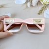 Kính râm nữ màu hồng, kính Versace nữ hồng tròng nâu chống nắng kèm hộp hãng, mã X6052P