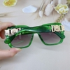 Kính râm nữ, kính Versace nữ màu xanh tròng đen chống nắng, kính thời trang cho nữ