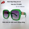 Kính râm nữ, kính Versace nữ màu xanh tròng đen chống nắng, kính thời trang cho nữ