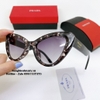 Kính Mát Prada Nữ Màu Đen Xám Mắt Mèo Cao Cấp Full Box 20265