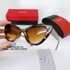 Kính Mát Prada Nữ Màu Nâu Beo Mắt Mèo Cao Cấp Full Box 20265