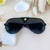 Kính râm nam nữ màu đen, kính mát Versace Medusa unisex cao cấp kèm hộp hãng xịn mã 2208