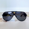 Kính râm nam nữ màu đen, kính mát Versace Medusa unisex cao cấp kèm hộp hãng xịn mã 2208