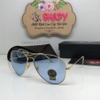 Mắt Kính Ray-ban Tròng Thủy Tinh Xanh Dương 3026 Nam Nữ