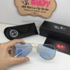 Mắt Kính Ray-ban Tròng Thủy Tinh Xanh Dương 3026 Nam Nữ