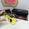 Mắt Kính Ray-ban Tròng Thủy Tinh Vàng Chanh 3026 Nam Nữ