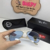 Mắt Kính Ray-ban Tròng Thủy Tinh Xanh Dương 3026 Nam Nữ