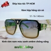 Kính mát nam cao cấp, kính Versace nam xanh ombre chống nắng kèm hộp hãng xịn 9038