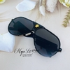 Kính Mát Versace Nữ Màu Đen Cao Cấp Gọng Logo 2208 Full Box