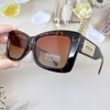 Kính râm nữ màu nâu havana, kính Versace nữ màu nâu chống nắng kèm hộp hãng, mã X6052P