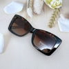 Kính râm nữ màu nâu havana, kính Versace nữ màu nâu chống nắng kèm hộp hãng, mã X6052P