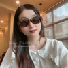 Mắt Kính Nữ Balenciaga 6123 Nâu Beo Tròng Polarized Cao Cấp