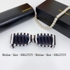 Mắt Kính Balenciaga Nữ Màu Ngựa Vằn Sọc Đen Trắng Tròng Đen Cao Cấp 6123