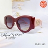 Mắt Kính Balenciaga Nữ Màu Hồng Mận Tròng To Bầu Xám Đen Cao Cấp 6078