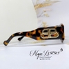 Mắt Kính Balenciaga Nữ Màu Nâu Hổ Phách Tròng Nâu Cao Cấp 6123
