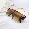 Mắt Kính Burberry Nữ Màu Nâu Beo Vuông Tràn Viền Cao Cấp Mã 830