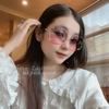 Mắt Kính Cartier Nữ Màu Ombre Gọng Hồ Ly Đính Đá Cao Cấp 1886