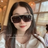 Mắt Kính Thời Trang Nữ - Kính Celine Nữ Vuông Fom To Màu Đen Viền Kim Loại Mã 6122