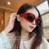 Mắt Kính Thời Trang Nữ - Kính Celine Tròng Đen Gọng Đỏ Vuông Bảng To Cao Cấp 8026