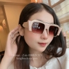 Mắt Kính Thời Trang Nữ - Kính Celine Nữ Vuông To Tròng Nâu Gọng Màu Hồng Pastel 6122