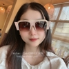 Mắt Kính Thời Trang Nữ - Kính Celine Nữ Vuông To Tròng Nâu Gọng Màu Hồng Pastel 6122