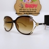 Mắt Kính Chanel Nữ Nâu Sữa Bầu Gọng Hoa Tròng Polarized Cao Cấp 1725