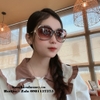 Mắt Kính Chanel Nữ Nâu Sữa Bầu Gọng Hoa Tròng Polarized Cao Cấp 1725