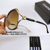 Mắt Kính Chanel Nữ Nâu Sữa Bầu Gọng Hoa Tròng Polarized Cao Cấp 1725