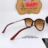 Mắt Kính Thời Trang Nữ - Kính Chanel Nữ Nâu Gọng Xoắn Tròng Polarized Cao Cấp Mã SP 6664