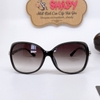 Mắt Kính Thời Trang Nữ - Kính Chanel Nữ Đen Bầu Gọng Hoa Tròng Polarized 1852
