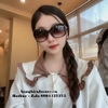 Mắt Kính Thời Trang Nữ - Kính Chanel Nữ Đen Bầu Gọng Hoa Tròng Polarized 1852