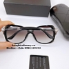 Mắt Kính Thời Trang Nữ - Kính Chanel Nữ Đen Bầu Gọng Hoa Tròng Polarized 1852