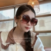 Mắt Kính Thời Trang Nữ - Kính Chanel Nữ Nâu Hổ Phách Dáng Vuông Viền Kim Loại Polarized Cao Cấp Mã 9151