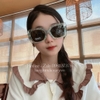 Mắt Kính Thời Trang Nữ -Mắt Kính Chanel Nữ Vuông Xanh Ngọc Tròng Polarized Cao Cấp 6082