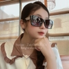 Mắt Kính Thời Trang Nữ - Kính Chanel Nữ Đen Vuông Tròng Polarized Cao Cấp Mã 6052
