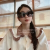 Mắt Kính Thời Trang Nữ - Kính Chanel Nữ Đen Vuông Tròng Polarized Cao Cấp Mã 6052
